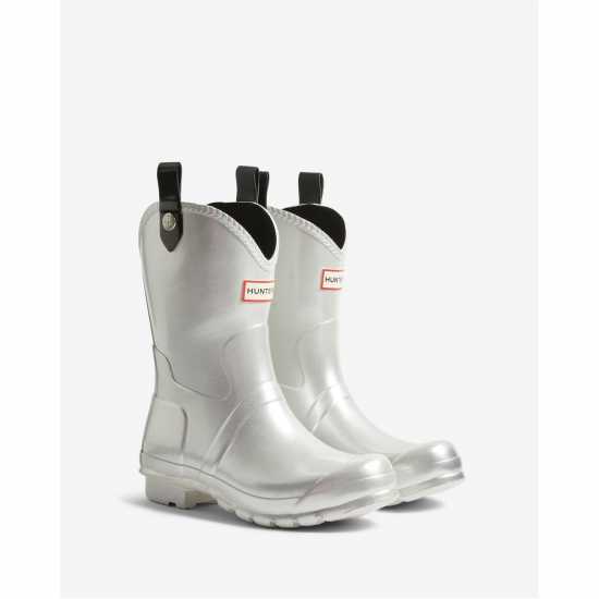 Hunter Women's Wellingtons Metalic Silver Hunter Women's Wellingtons Metalic Silver