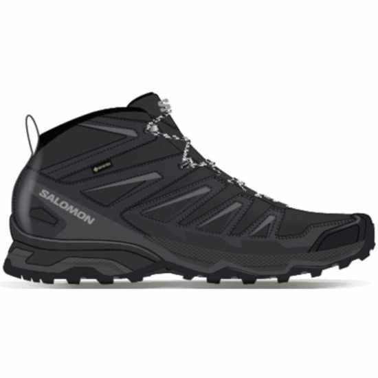 Salomon X Ultra Prime 2 Gtx Hiking Boots Mens Черно/Асфалт Мъжки туристически обувки
