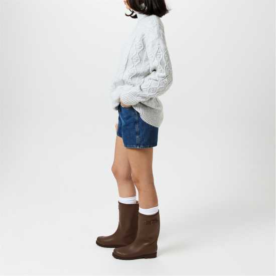 Gelert Дамски Боти Fur Welly Boot Ladies Олива Дамски гумени ботуши