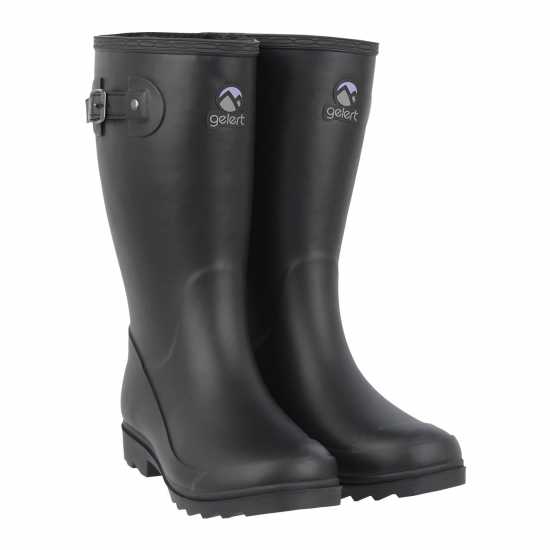 Дамски гумени ботуши Gelert Fur Lined Welly Boot Womens Black Gelert Fur Lined Welly Boot Womens Black Дамски гумени ботуши
