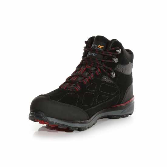 Regatta Samars Suede Sn99 Черно/Тъмно червено Мъжки туристически обувки