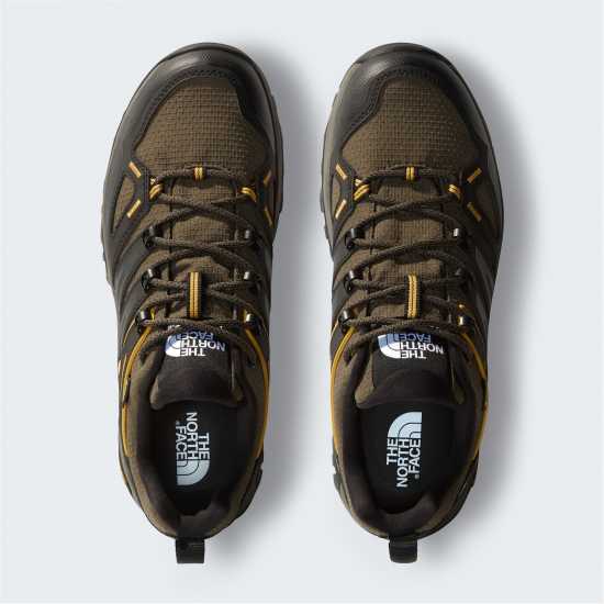 The North Face Hedgehog Gore-Tex Hiking Shoes Mens New Taupe Green 