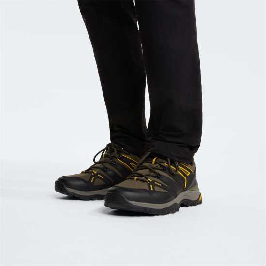 The North Face Hedgehog Gore-Tex Hiking Shoes Mens New Taupe Green 