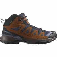 Salomon X Ultra 360 Leather Gtx Hiking Boots Mens Синьо Нощ Мъжки туристически обувки