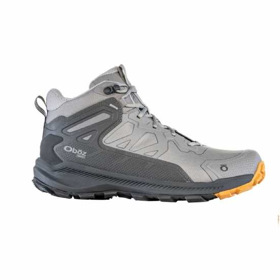 Мъжки туристически обувки Oboz Katabatic Waterproof Hiking Boots Mens Мъгливо сиво Oboz Katabatic Waterproof Hiking Boots Mens Мъгливо сиво Мъжки туристически обувки