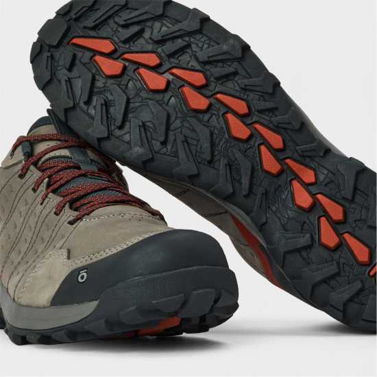 Oboz Sypes Leather Waterproof Hiking Shoes Стомана 
