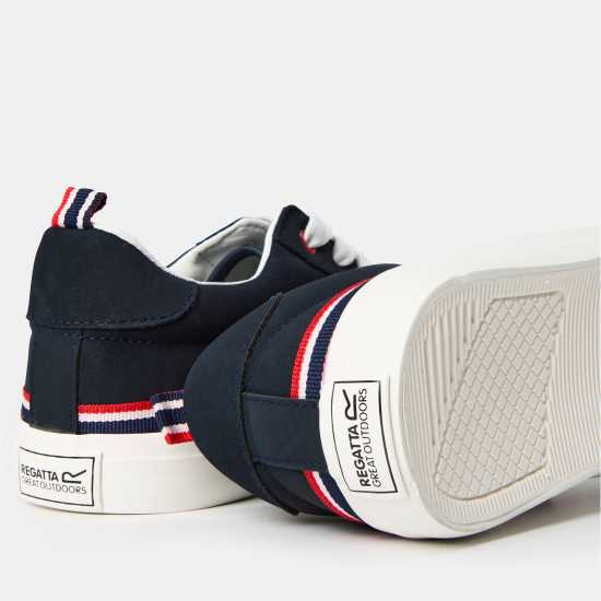 Ниски Маратонки Regatta Stripe Canvas Low Trainers  