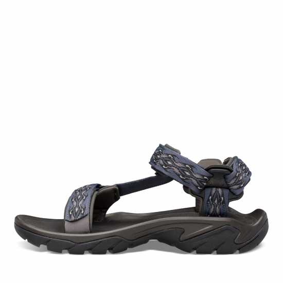 Teva Terra Fi 5 Walking Sandal Mens Blue Print Teva Terra Fi 5 Walking Sandal Mens Blue Print