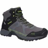 Туристически Обувки Hi Tec V-Lite Psych Waterproof Walking Boots Mens Сиво/Лайм Мъжки туристически обувки