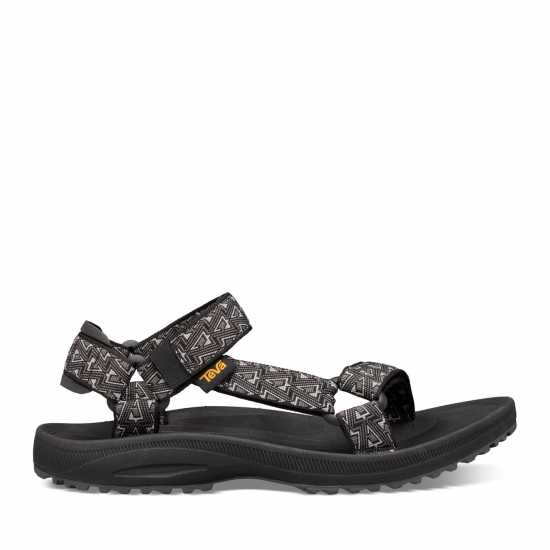 Teva Men's Walking Sandals Black Print Teva Men's Walking Sandals Black Print