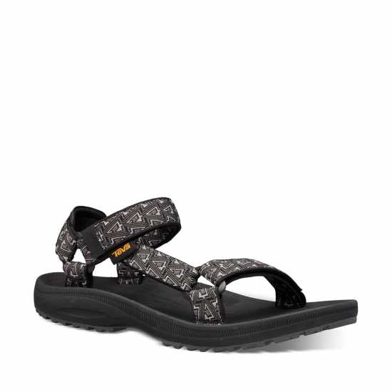 Teva Men's Walking Sandals Black Print Teva Men's Walking Sandals Black Print