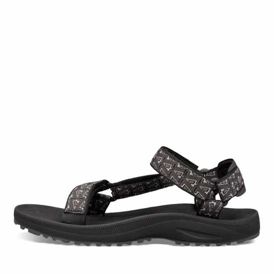Teva Men's Walking Sandals Black Print Teva Men's Walking Sandals Black Print