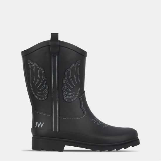 Jack Wills Jw Cowboy Welly Ld63 Black Jack Wills Jw Cowboy Welly Ld63 Black
