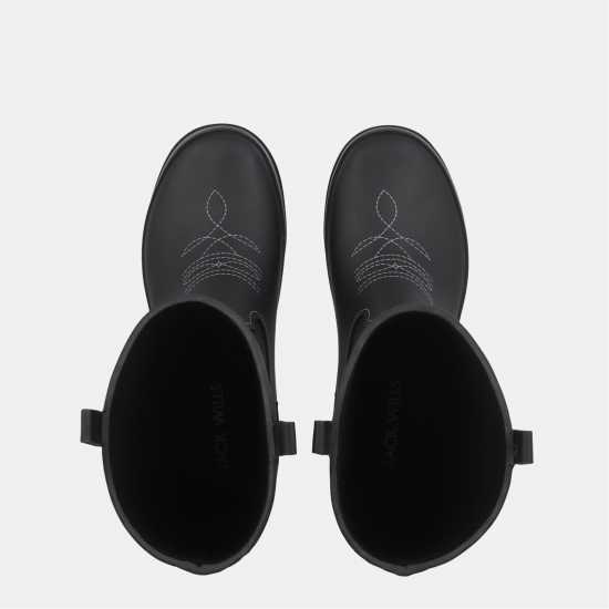 Jack Wills Jw Cowboy Welly Ld63 Black Jack Wills Jw Cowboy Welly Ld63 Black