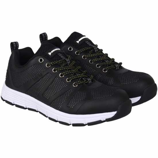 Dunlop Reno Steel Toe Cap Shoes Mens Черно Работни обувки