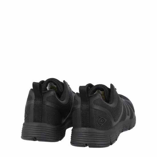 Dunlop Reno Steel Toe Cap Shoes Mens Черно/Черно Работни обувки