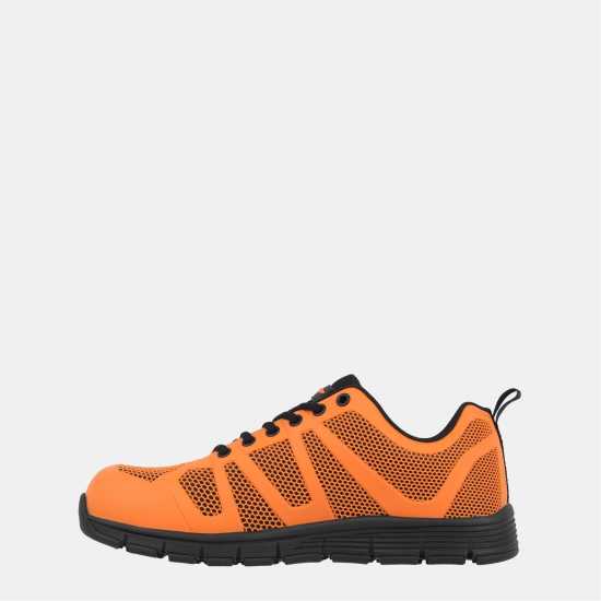 Dunlop Reno Steel Toe Cap Shoes Mens Black/Orange 