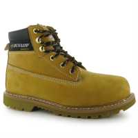 Защитни Ботуши Dunlop Nevada Mens Steel Toe Cap Safety Boots Honey Работни обувки