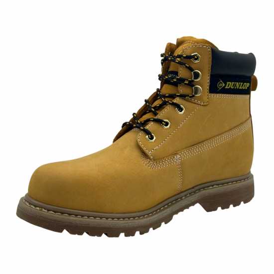 Dunlop Защитни Ботуши Nevada Mens Steel Toe Cap Safety Boots Honey Работни обувки