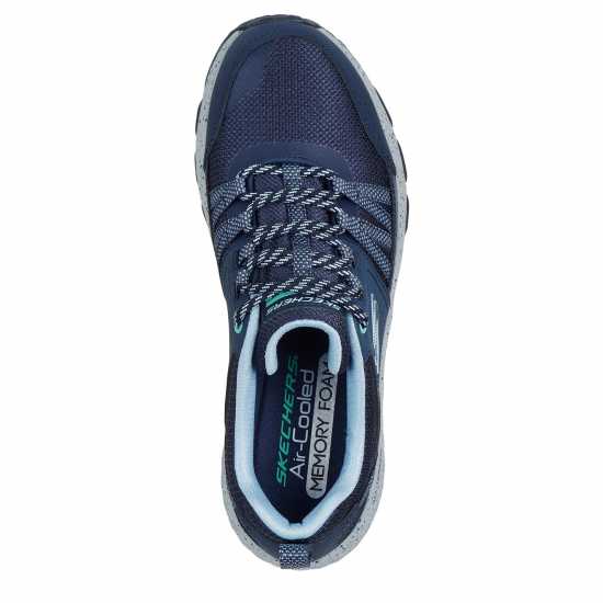 Skechers Women's Escapeplan Waterproof Walking Shoes Navy/Blue 