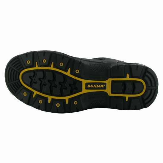 Защитни Ботуши Dunlop Kansas Mens Steel Toe Cap Safety Boots Black Работни обувки