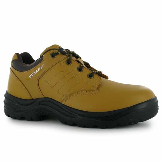 Защитни Ботуши Dunlop Kansas Mens Steel Toe Cap Safety Boots Honey Работни обувки