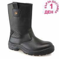 Dunlop Safety Rigger Safety Boots Mens Black Работни обувки