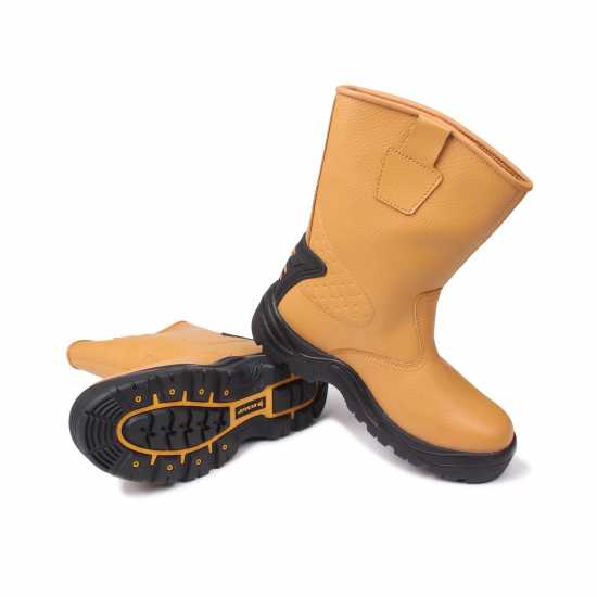 Работни обувки Защитни Ботуши Dunlop Safety Rigger Mens Steel Toe Cap Safety Boots Honey Защитни Ботуши Dunlop Safety Rigger Mens Steel Toe Cap Safety Boots Honey Работни обувки