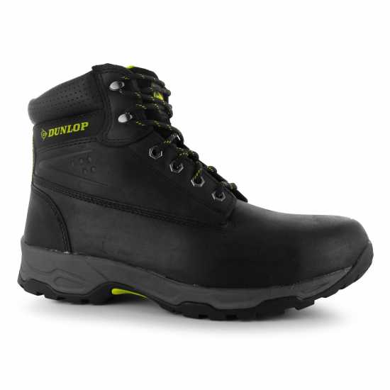 Dunlop On Site Steel Toe Cap Boots Mens Черно Работни обувки