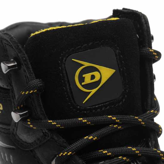 Dunlop On Site Steel Toe Cap Boots Mens Черно Работни обувки