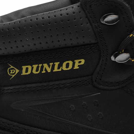 Dunlop On Site Steel Toe Cap Boots Mens Черно Работни обувки
