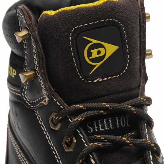 Dunlop Защитни Ботуши Safety On Site Steel Toe Cap Safety Boots Brown - Работни обувки