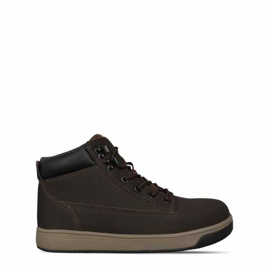 Dunlop Nebraska Steel Toe Cap Boots Mens Кафяво Работни обувки