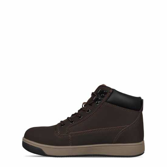 Dunlop Nebraska Steel Toe Cap Boots Mens Кафяво Работни обувки