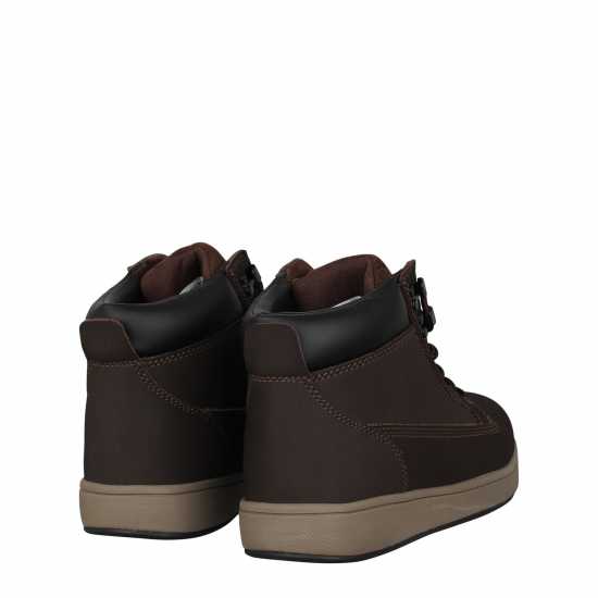 Dunlop Nebraska Steel Toe Cap Boots Mens Кафяво Работни обувки