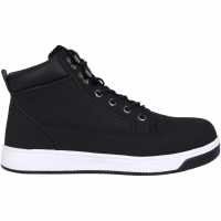 Dunlop Мъжки Работни Обувки Nebraska Memory Foam Mens Safety Boots Black/White Работни обувки
