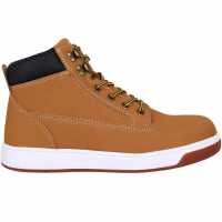 Dunlop Мъжки Работни Обувки Nebraska Memory Foam Mens Safety Boots Honey/Brown Работни обувки