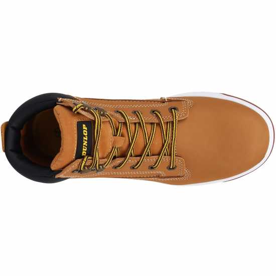 Dunlop Мъжки Работни Обувки Nebraska Memory Foam Mens Safety Boots Honey/Brown Работни обувки