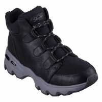 Skechers Women's Biglug Non Waterproof Walking Shoes Black 