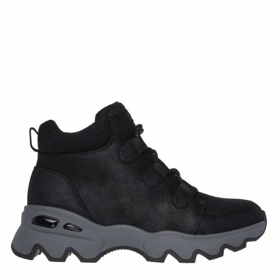 Skechers Women's Biglug Non Waterproof Walking Shoes Black 