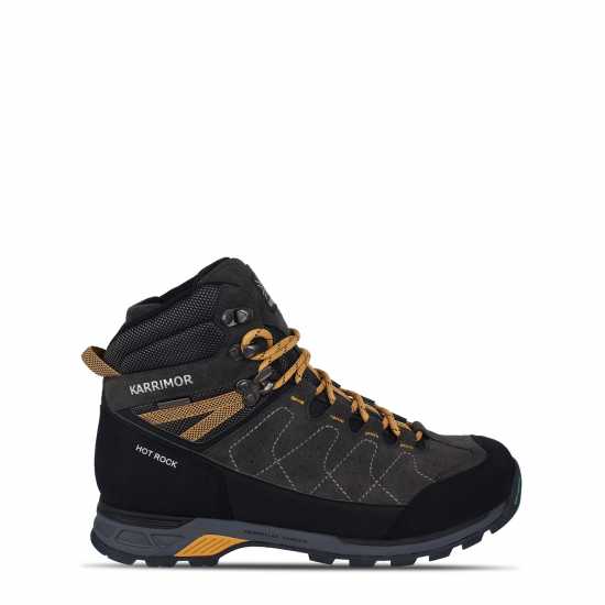 Karrimor Туристически Обувки Hot Rock Waterproof Walking Boots Mens Угъл/Жълт Мъжки туристически обувки