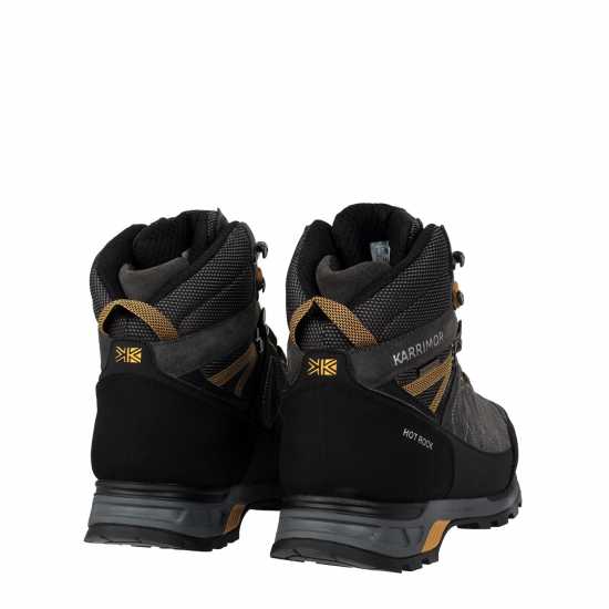 Karrimor Туристически Обувки Hot Rock Waterproof Walking Boots Mens Угъл/Жълт Мъжки туристически обувки