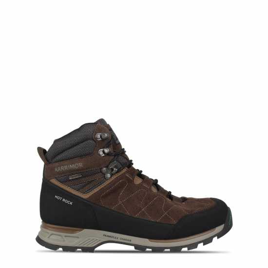 Мъжки туристически обувки Karrimor Туристически Обувки Hot Rock Waterproof Walking Boots Mens Кафяво Karrimor Туристически Обувки Hot Rock Waterproof Walking Boots Mens Кафяво Мъжки туристически обувки