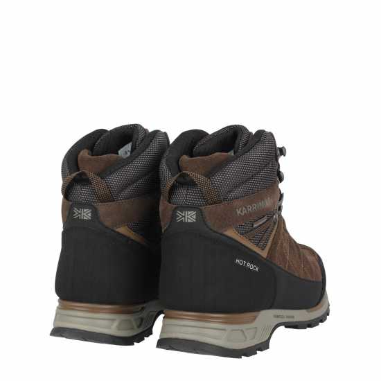 Мъжки туристически обувки Karrimor Туристически Обувки Hot Rock Waterproof Walking Boots Mens Кафяво Karrimor Туристически Обувки Hot Rock Waterproof Walking Boots Mens Кафяво Мъжки туристически обувки