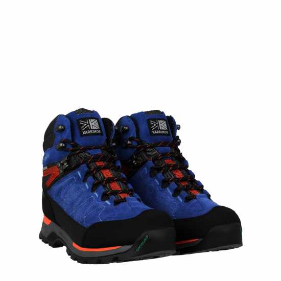 Мъжки туристически обувки Karrimor Туристически Обувки Hot Rock Waterproof Walking Boots Mens Синьо/Оранжево Karrimor Туристически Обувки Hot Rock Waterproof Walking Boots Mens Синьо/Оранжево Мъжки туристически обувки