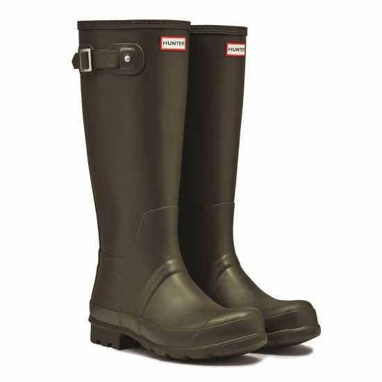 Гумени ботуши Hunter Original Tall Wellies Тъмно маслиново DOV Hunter Original Tall Wellies Тъмно маслиново DOV Гумени ботуши