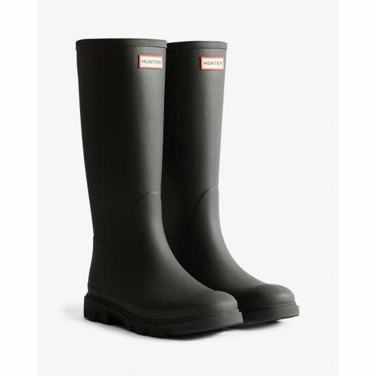 Hunter Men's Downpour Tall Wellington Boots Тъмно маслиново 