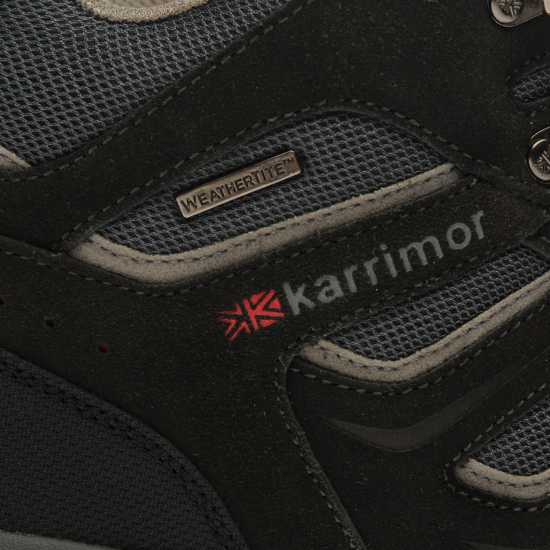 Туристически Обувки Karrimor Mount Mid Mens Waterproof Walking Boots Black Мъжки туристически обувки
