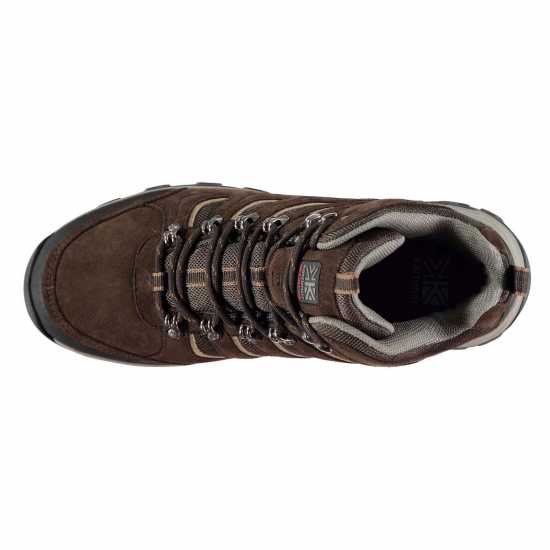 Туристически Обувки Karrimor Mount Mid Mens Waterproof Walking Boots Brown Мъжки туристически обувки