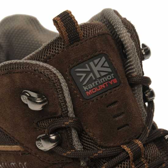 Karrimor Туристически Обувки Mount Waterproof Walking Boots Mens Кафяво Мъжки туристически обувки